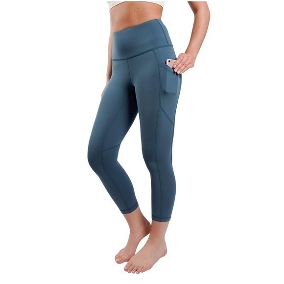 Yogalicious Lux High Waisted Capri Leggings Size Small - Picture 1 of 8